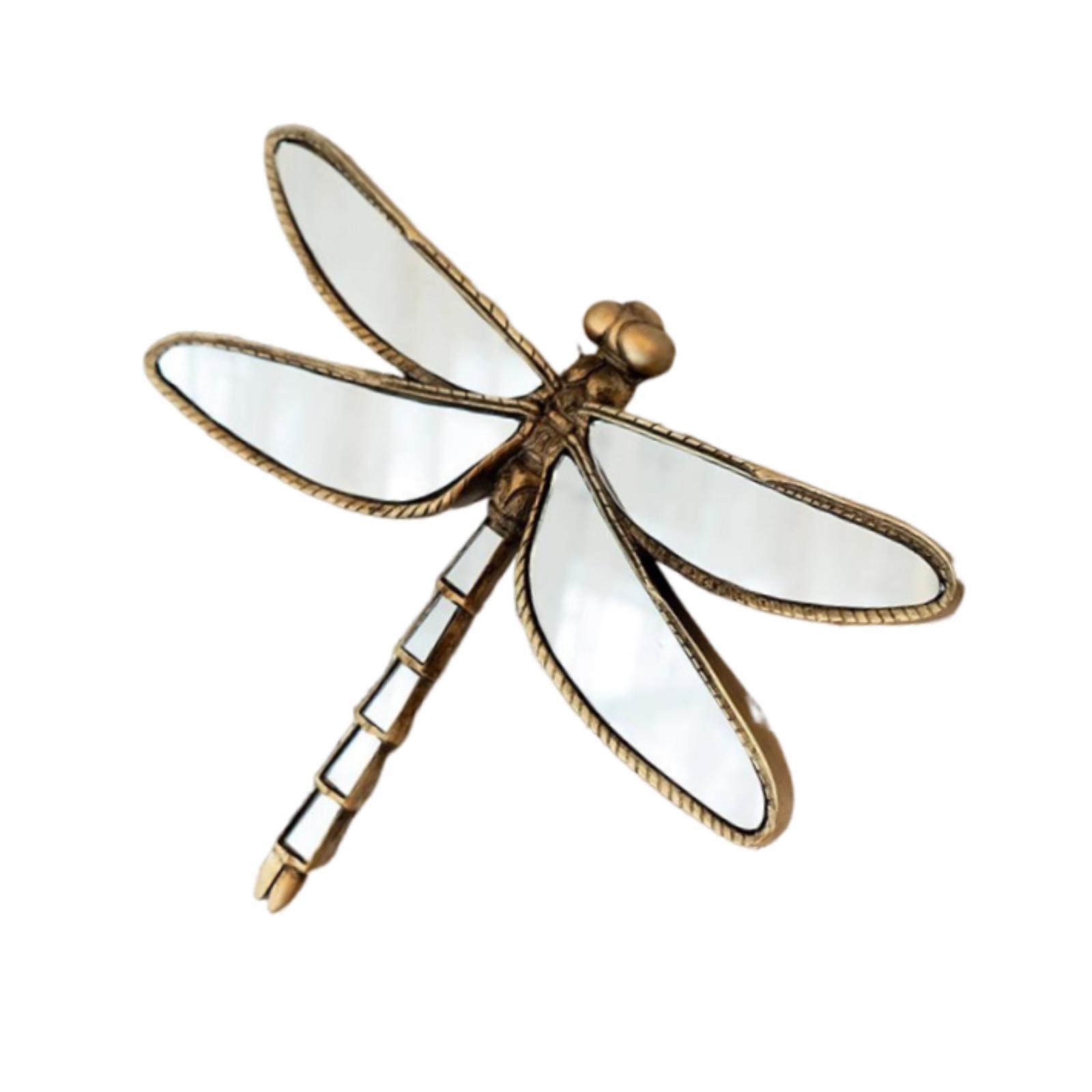 

European Style Decorative Wall Mirror Golden Resin Animal Design Luxury Artwork Easy Install for Entryway Decor