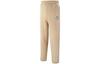 Knitted Sweatpants Women's Khaki Moderate Straight Fit Pants 538855-67