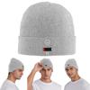 1 Bateria Bateria Vazia Gorro de Malha Quente Chapéu de Lã de Inverno Toucas Skullies Gorros Caps de Hip Hop para Unissex
