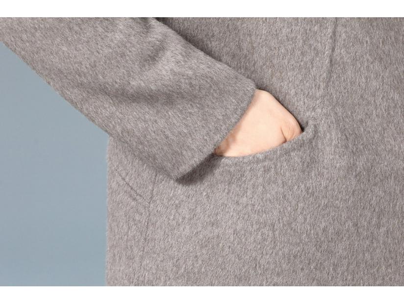 Double-Sided Cashmere Coat for Women - High-End Pure Wool Autumn & Winter Outerwear, Short Mid-Aged Women's Jacket