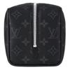 Louis Vuitton Borsa da toilette con cerniera in tela monogramma da uomo Nera M83113