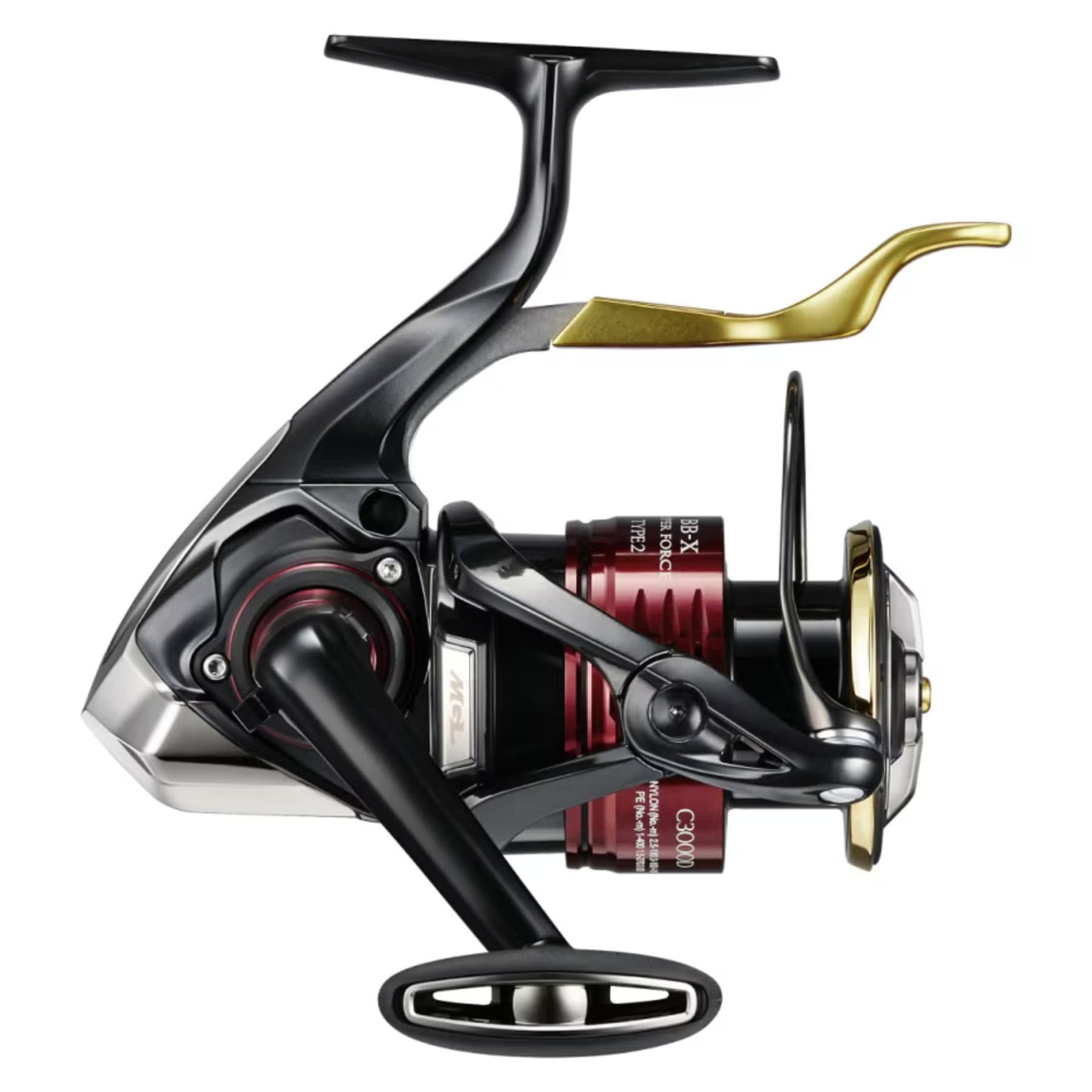 

Shimano Spinning Reel 25 Hyperforce Type 2 C3000DXXG S R BB-X (Right) золотистый