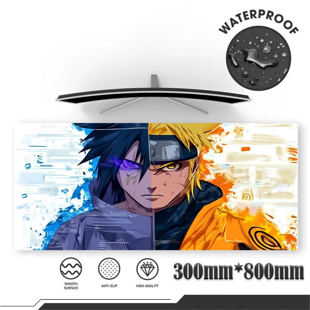 Local Ready Large Extended Gaming Mouse Pad Anime Naruto Rubber Desk Mat Mousepads