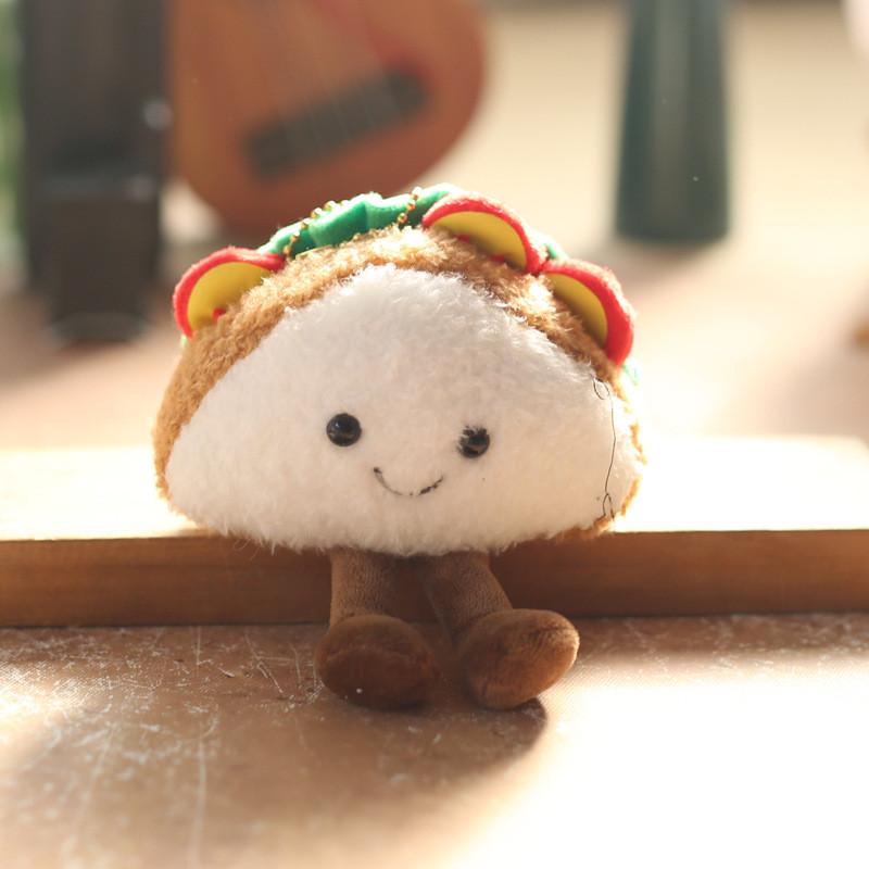 Plush Sandwich Keychain With Soft Short Plush For Kids And Teens