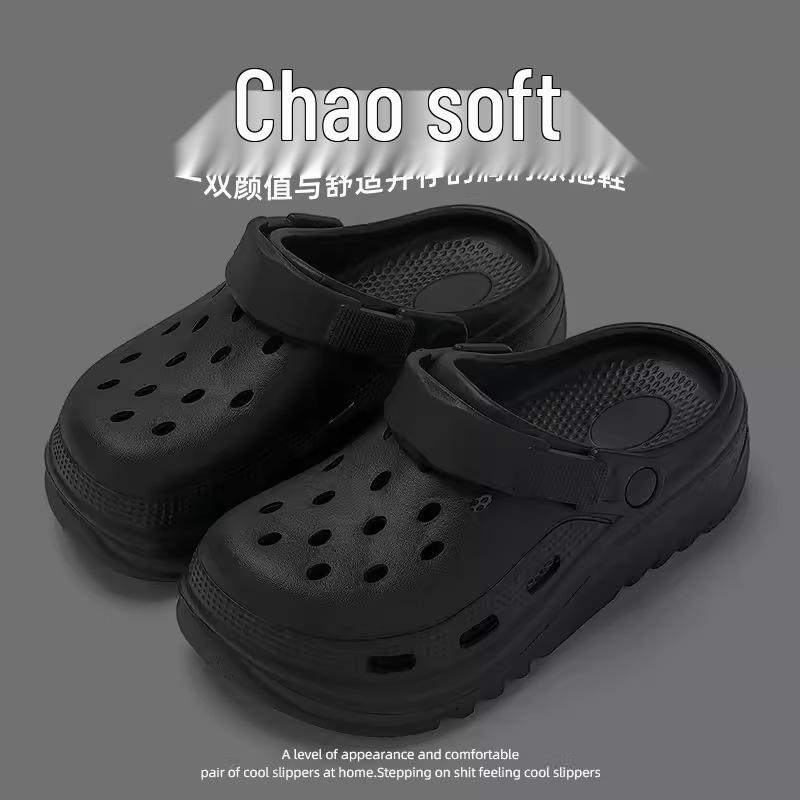 

Женские летние сандалии 2025 года на толстой подошве, нескользящие, с вентиляцией для пляжной носки 36-37