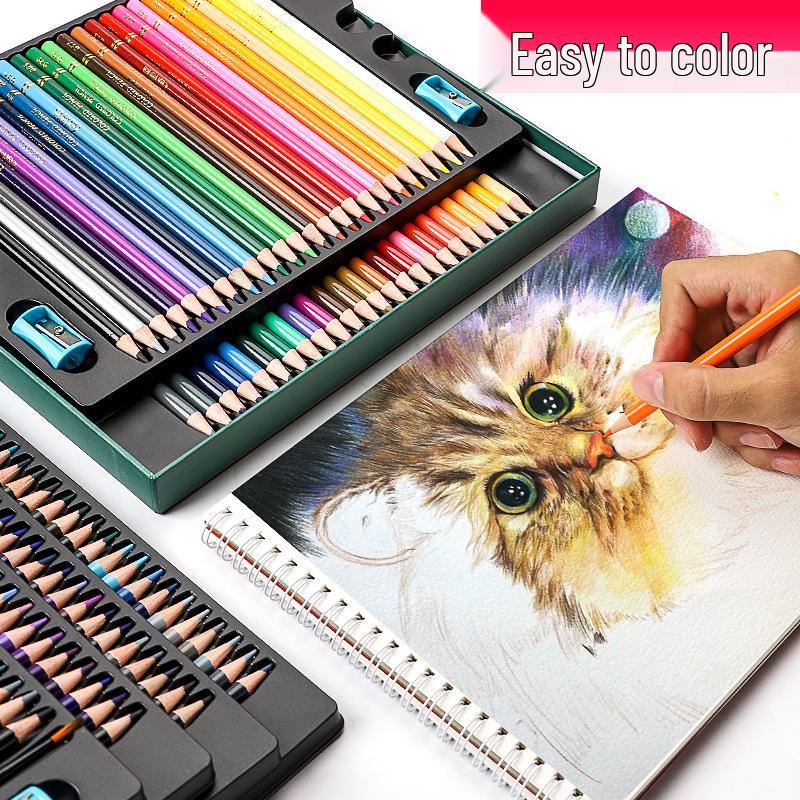 200 OBOS Professional Water-Soluble Oil-Based Colored Pencils for Painting, Sketching, Drawing, and Hand-Painting