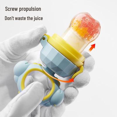 Silikon Baby Obst- & Gemüse Beißring Fütterer