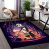 Office Rug Jack Skellington, Halloween Theme 3D Printed Anti-Slip Rug-Machine Washable for Living Room