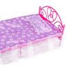 Dollhouse Display Model Mini Delicate Plastic Exquisite Furniture Model Single Bed for Kids
