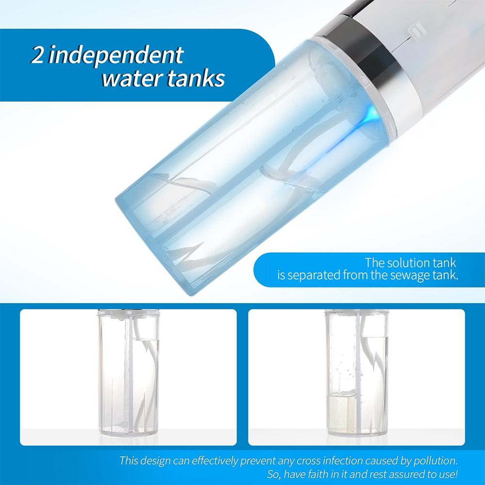 Small Bubble Blackhead Remover Facial Cleasing Machine Microbubble Water Cycle Vacuum Suction Pore Blackhead Cleaner Skin Care