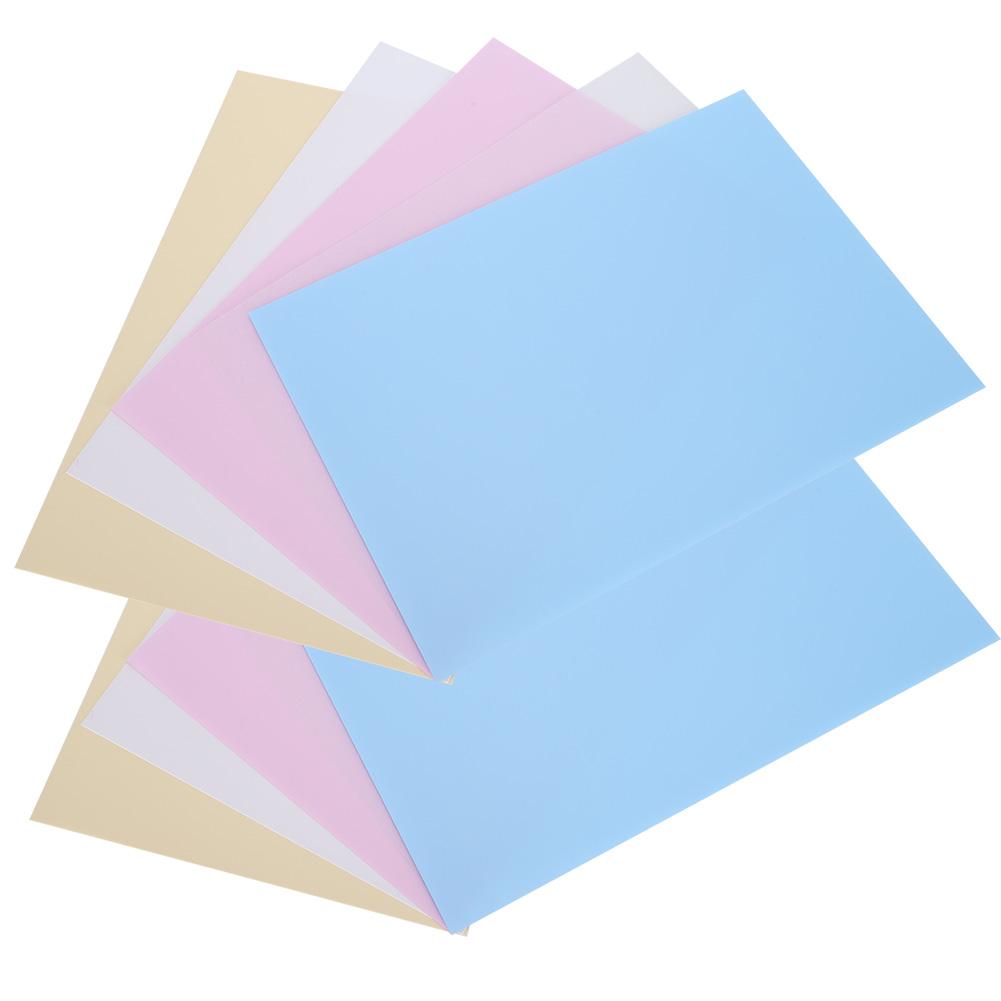 

10 шт. термоусадочная пленка матовая термоусадочная цветные карандаши расписанные вручную листы своими руками