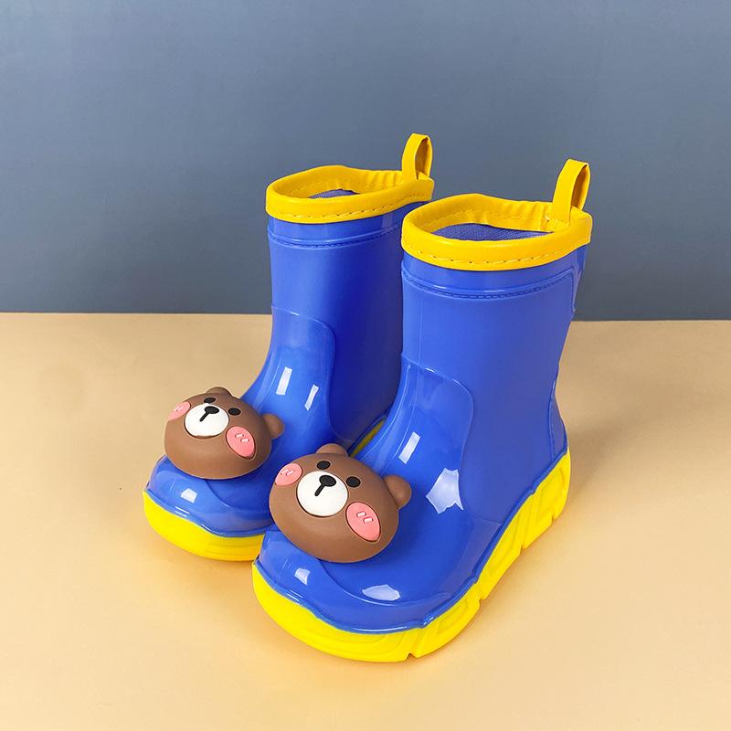 

Детские дождевики женские съемные мультяшные водные туфли нескользящие водонепроницаемые резиновые сапоги для маленьких детей среднего и маленького возраста детские сапоги для мальчиков 26 [shoe length 16cm]