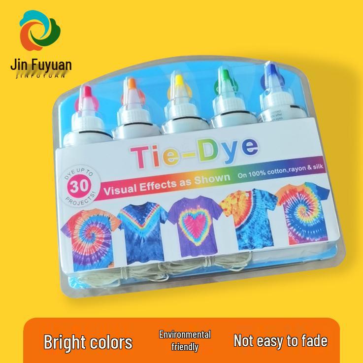 

Kindergarten Festival Tie-Dye Kit: 5-Color Set for Club Activities & Celebrations 3 Colors