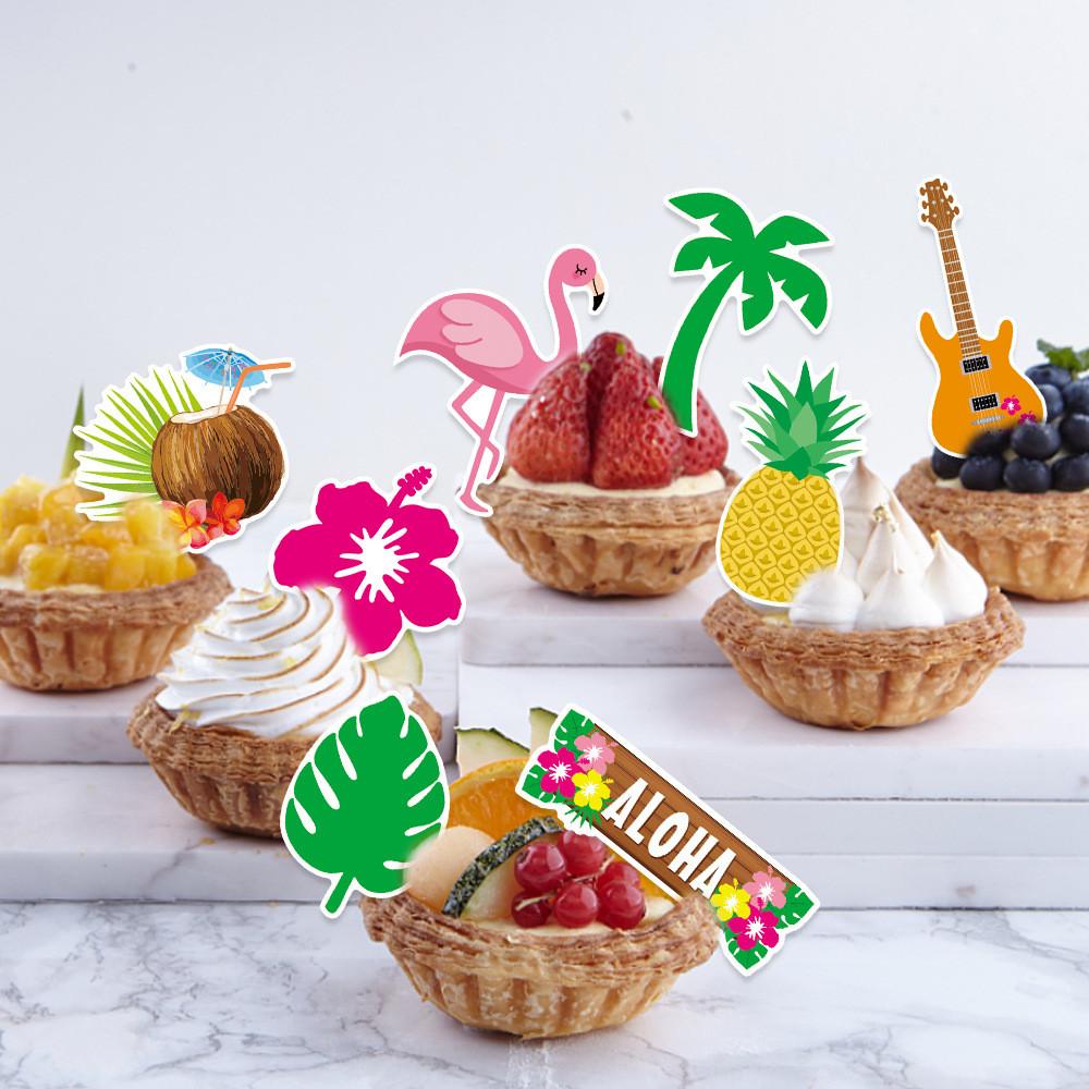 Pineapple Coconut Flamingo Guitar Pattern Confetti Birthday Decoration Party