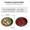 56mm Car Wheel Center Hub Cap Rim Cover Emblem Sticker For Alfa Romeo Mito Brera 147 Giulietta 159 156 Stelvio Sportiva Giulia xoq113