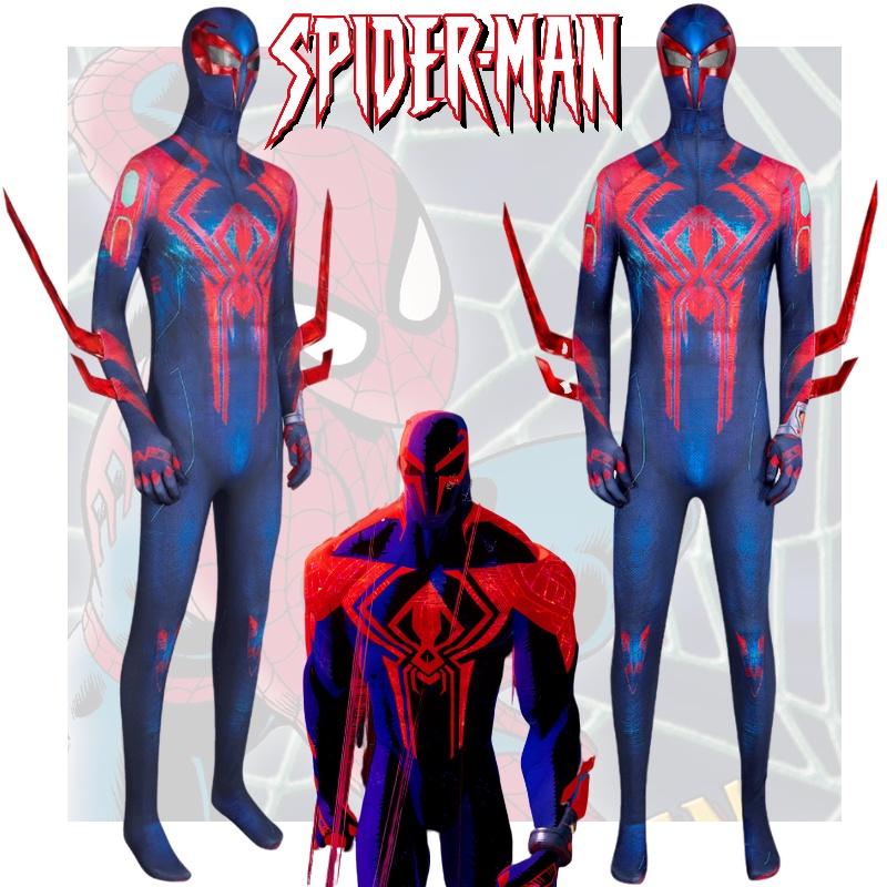 Spider-man 2099 Cosplaypak Polyester en Spandex Mix Ademend en Comfortabel Alle Maten Verkrijgbaar