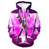 Unisex Anime Graphic Print Pullover Hoodie Men Women Casual Street Sweatshirt