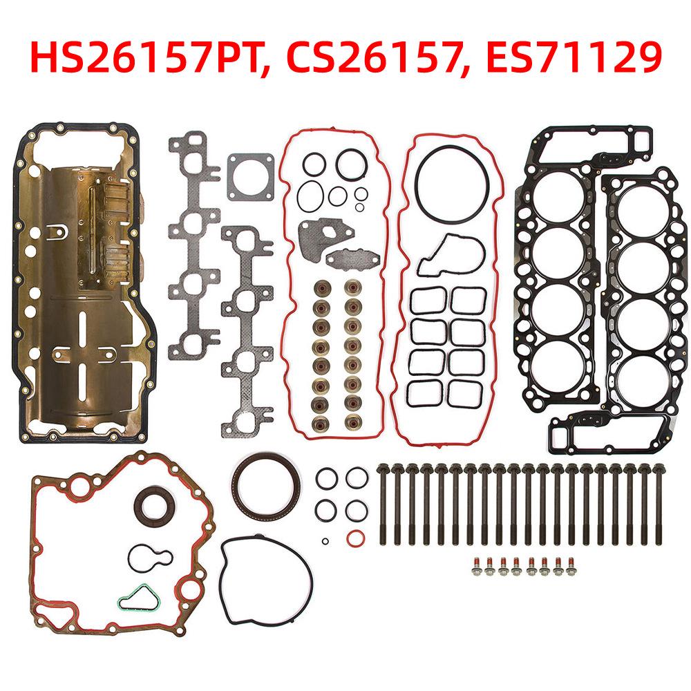

HS26157PT Full Gasket Set with Head Bolts for Dodge Dakota, Durango, RAM, & Jeep 4.7 Polar Lander