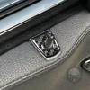 Carbon Fiber Car Accessories Door Lock Interior Trim Cover Soft Sticker For BMW 7 Series F01 730li 740li 750li 2009-2014