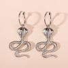 Trendy Serpent Design Alloy Earrings Fashionable Summer Jewelry For Women