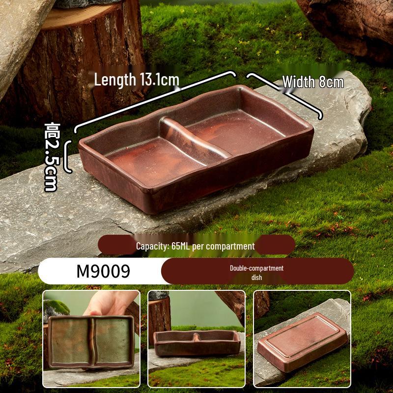 Melamine Plate for Gourmet Hot Pot, Barbecue & Shrimp: Mountain & Field Design