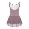 Meisjes Ballet Dans Rokje Leotard Camisole Jurk Mouwloos Spaghetti Bandjes Lage Rug Ballerina Trainingsjurk