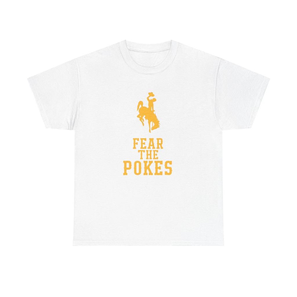 Fear The Poke Cowboy Horse Graphic T Shirt Unisex Heavy Cotton Tee GIFT