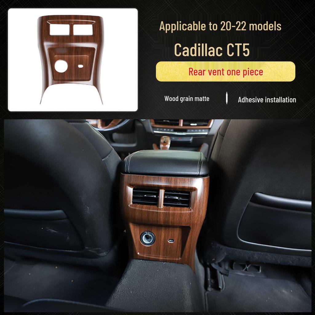 Cadillac CT5 (20-22) Carbon Fiber Interior Trim for Steering Wheel & Console