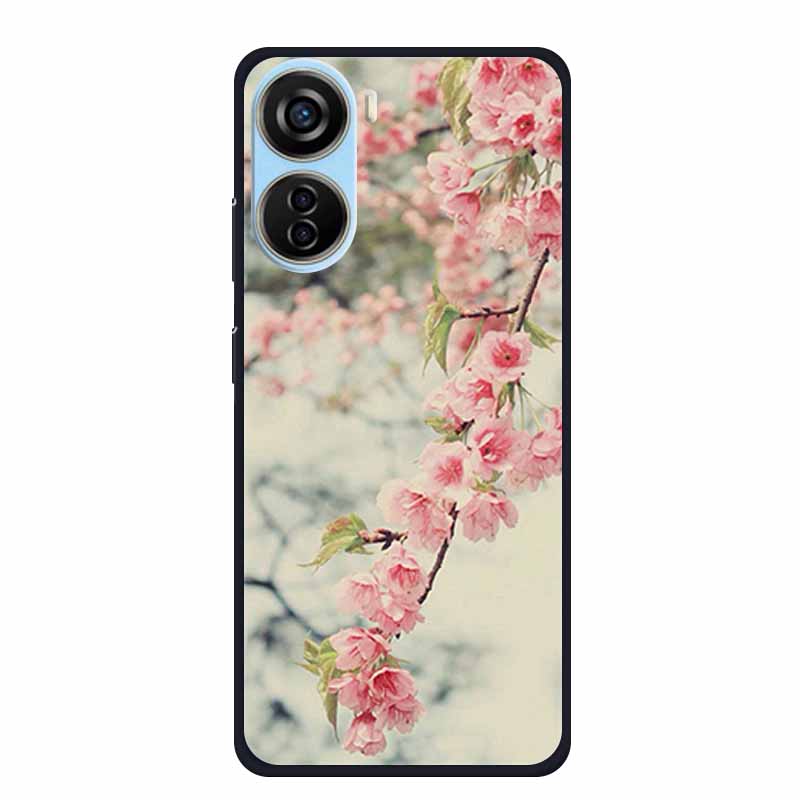 For ZTE Axon 40 LITE Case Popular Picture Black Silicone Soft Back Cover Case For ZTE Axon 40 Lite Case 40Lite Phone Cover Coque