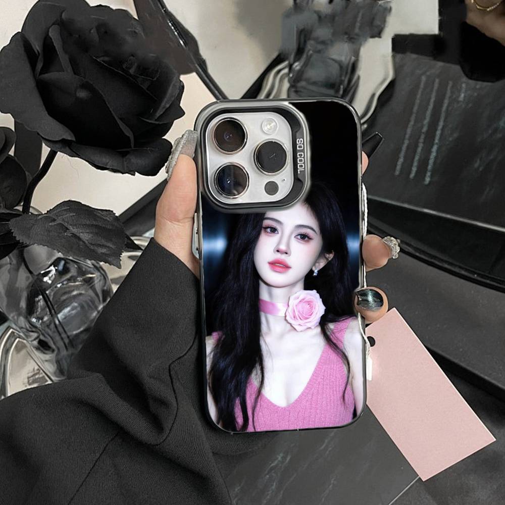 

Ju Jingyi T- Kiku Phone Case For iPhone 17,16,15,14,13,12,Pro MAX White Matte Shockproof Cover iPhone16pro