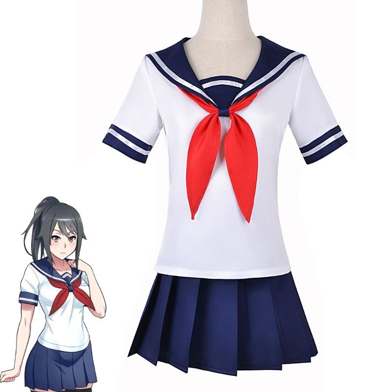 Cos Clothing Sick Sauce Uniform College Style Cosplay Costume Aishi Ayano School Uniform