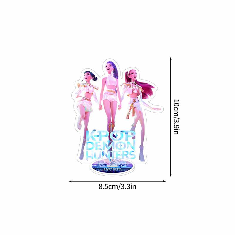 K-Pop D-Demon H-Huntrix Display Stand Up Anime Kpop Party Decoration Monster Po Card Acrylic Desktop Standing Ornaments