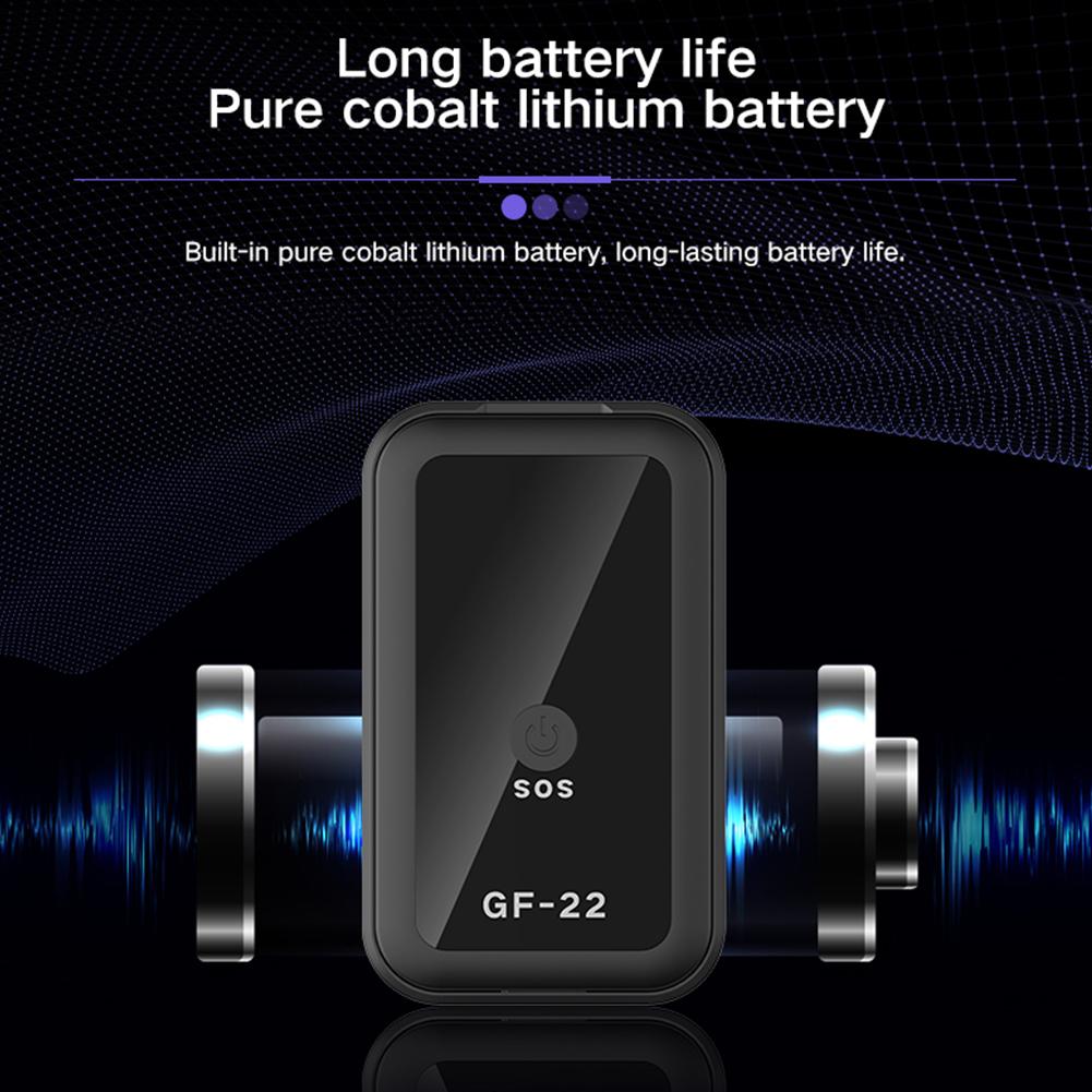 GF-22 GPS Tracker Strong Magnetic Car Tracking Anti-Lost Anti-Theft Equipment Mini Portable Precise Positioning GPS Locator