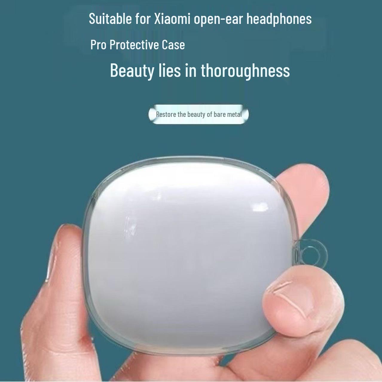 Xiaomi Open Earbuds Pro Transparent Silicone Protective Case Transparent TPU Soft Case [Single Case]