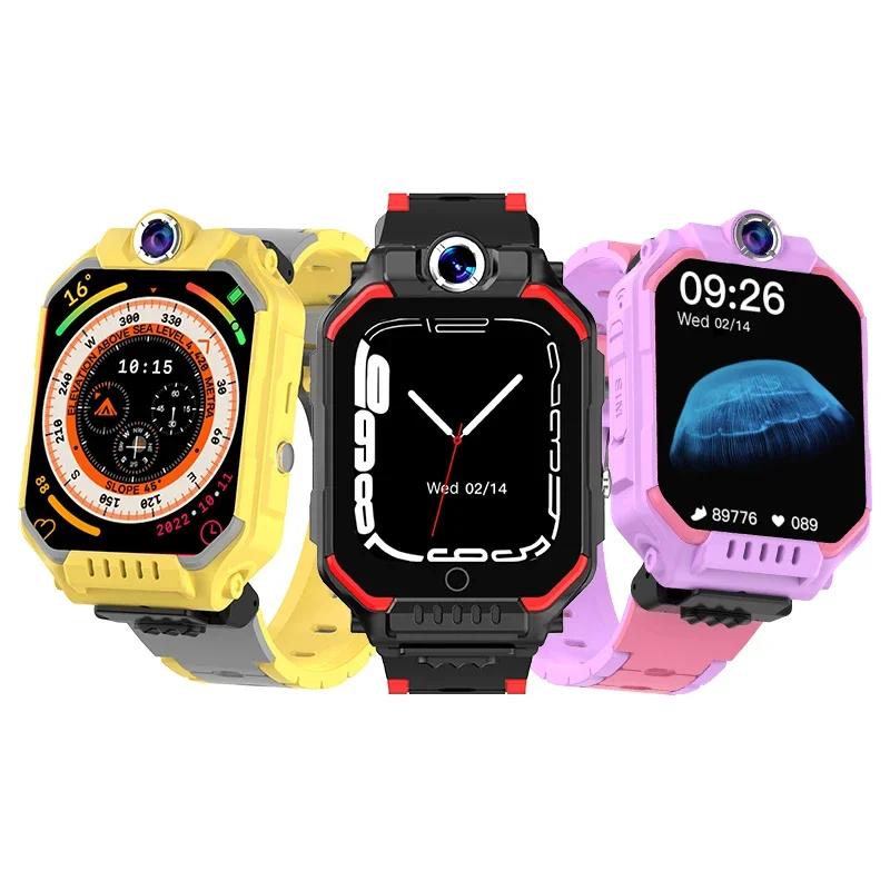 New 4G  Kids C68 GPS WIFI Video Call SOS Waterproof Kids Smartwatch Camera Monitor Tracker Locate Mobile Watches