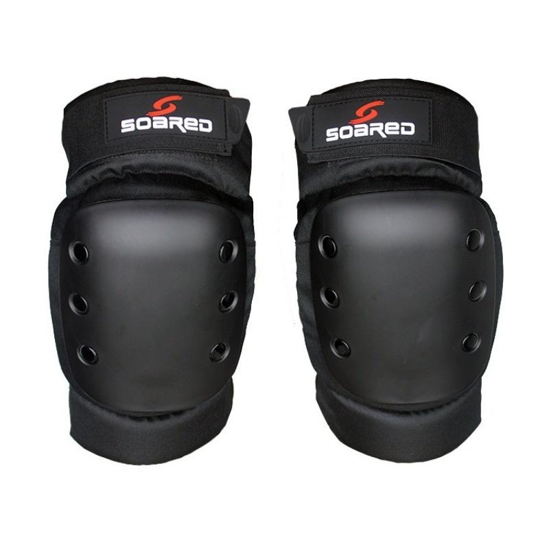 

Shockproof Professional Grade Thicken Ski Snowboard Roller Skating Knee Guard Elbow Protector Brace Pad Black L