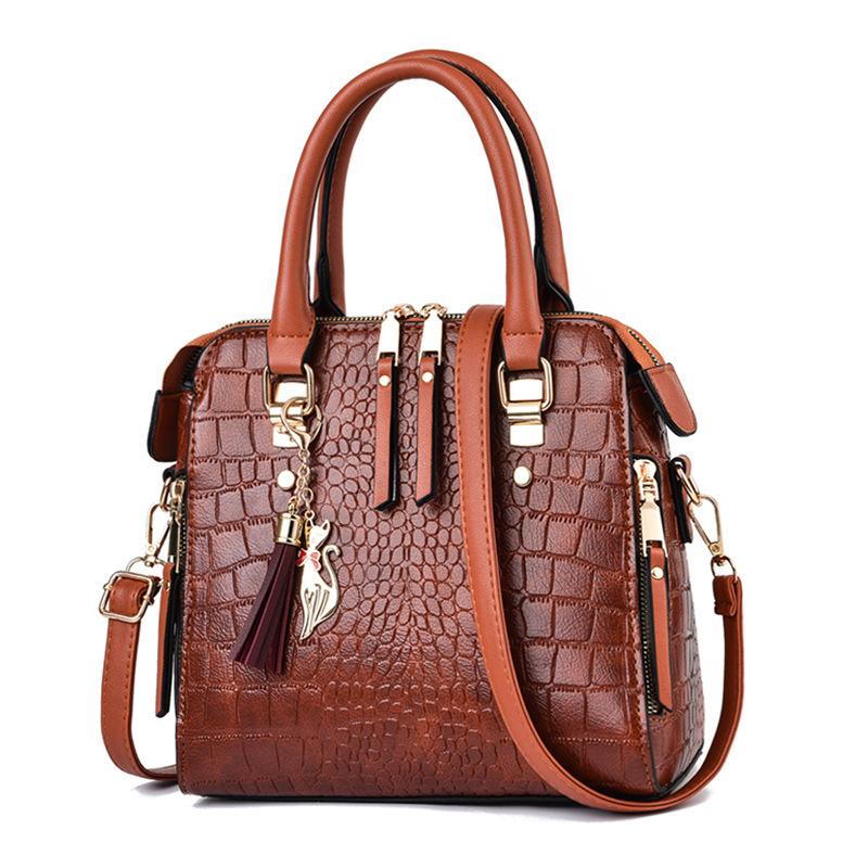 Ladies HandBag Female Leather Shoulder Bag Vintage HandBags Ladies Vintage Bolsa Feminina Large Capacity Casual Tote Bag