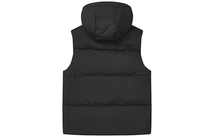 Men's FILA Down Vests Men's Jet Black Hooded (Non-detachable) Moderate Other