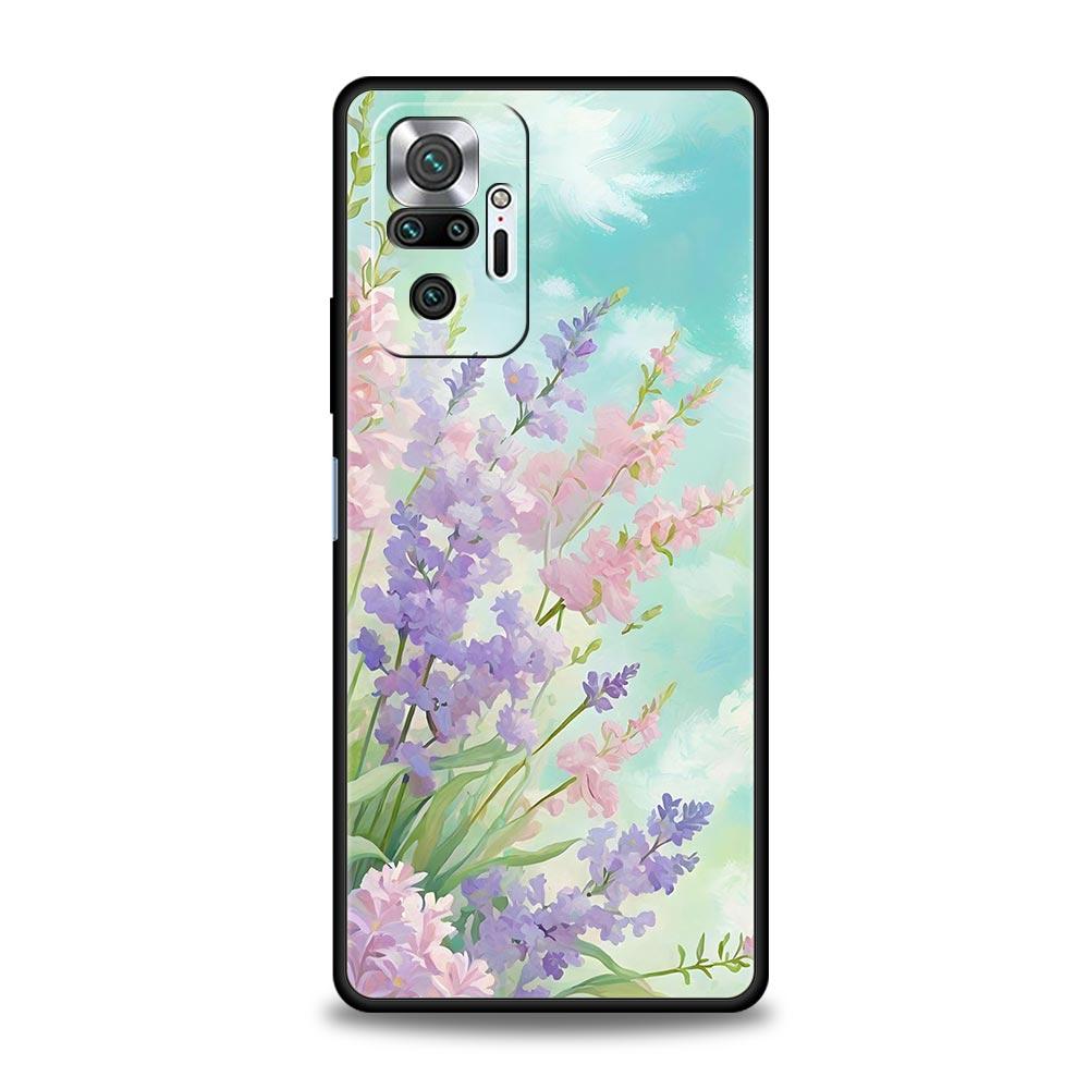 

Phone Case Cover for Redmi 14C 10C Note 15 14 13 12 10 11 Pro Plus K40 5G Soft TPU Shockproof Fundas Shell Cartoon Flower Capas Note 12 5G