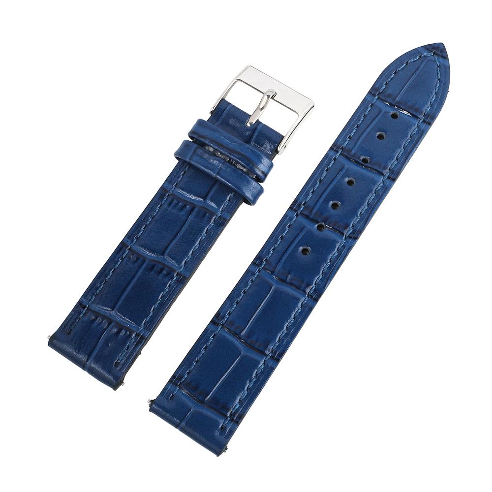 

Universal Replacement Leather Watch Strap Black Brown Wristwatch for Men Women 17mm 18mm 19mm 20mm 21mm Bamboo Pattern Watchband 21mm