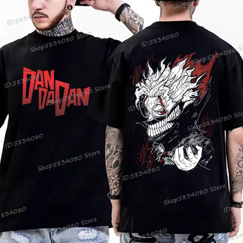 

Dandadan Okarun T-shirt Men Women Japanese Anime Fashion Streetwear Top Retro Manga Men Clothes Anime Dan Da Dan Vintage Tshi... S разноцветный