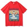 Grönland Nicht zum Verkauf T-Shirt Mode Unisex/Damen Harajuku Grafik T-Shirt Unisex Hohe Qualität Ästhetisch Vintage Baumwollhemden
