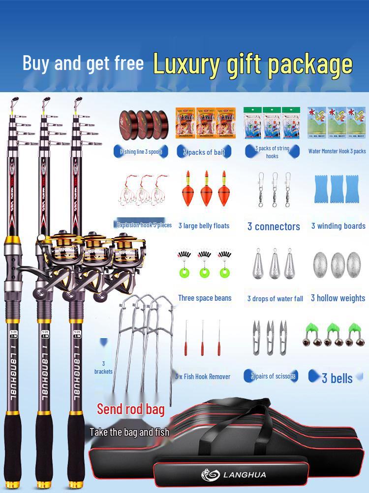 Special Offer: Long Cast Sea Fishing Rod Set with Accessories