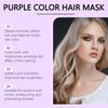 Color Fixing Hair Dye Shampoo To Cover Gray Hair Fade Yellow After Bleach Hair Shampoo Non-irritating Purple Color Hair Mask