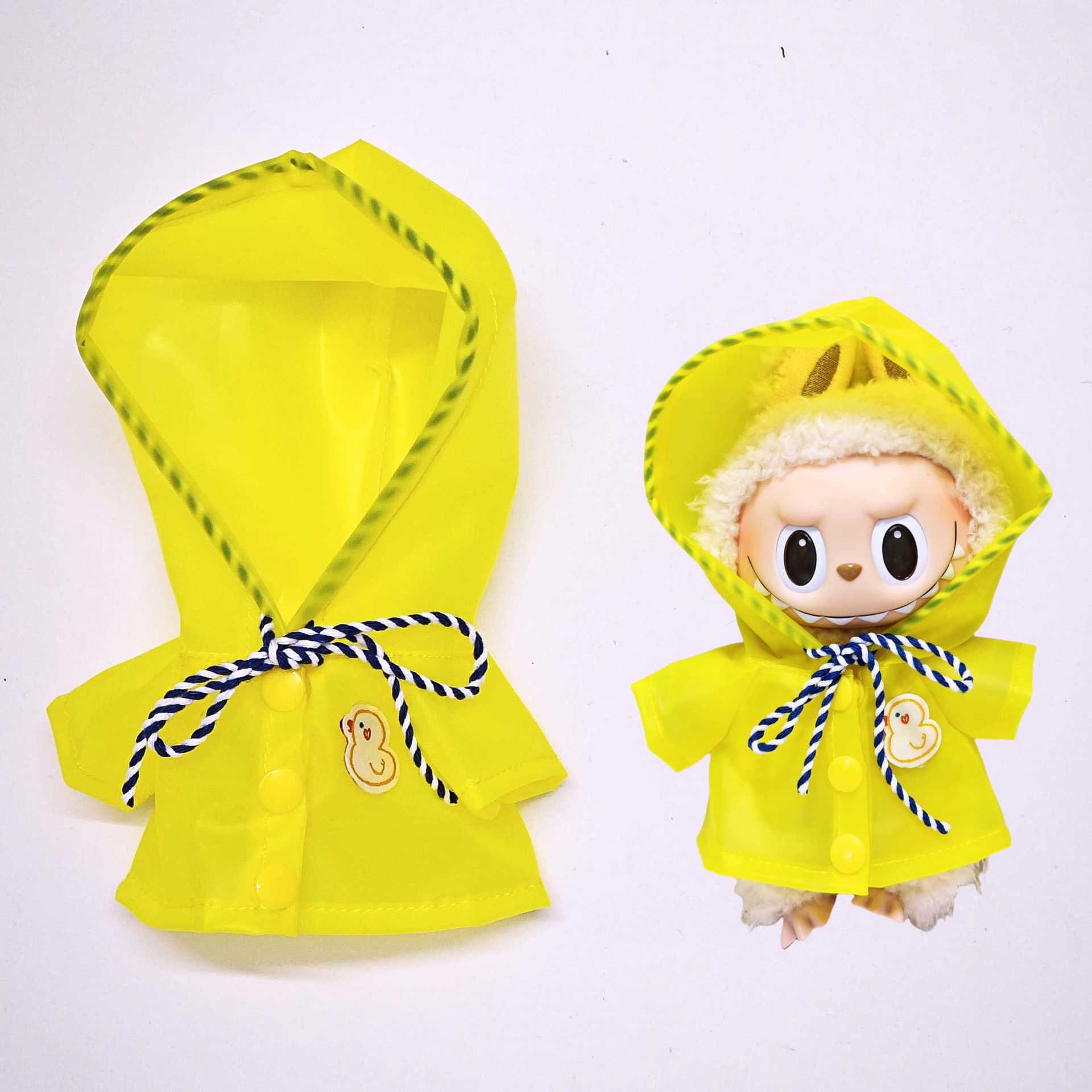 

Одежда для куклы Лабубу Реалистичный Трендовый Дождевик Модная Детская Мини-Одежда для Куклы Labubu doll clothes