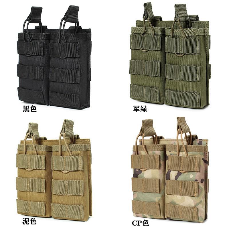 Taktische M4 Magazintasche Einzeln Doppel Dreifach Stapel Molle Kompatibel Leichtes Oxford-Gewebe Hüfttasche Airsoft Outdoor Nutzung