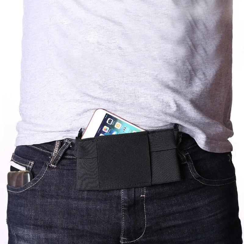 Marsupio da Cintura Invisibile – Borsa Impermeabile Antifurto per Telefono da Corsa, Marsupio Compatto Unisex per Viaggi all'Aperto e Uso Quotidiano
