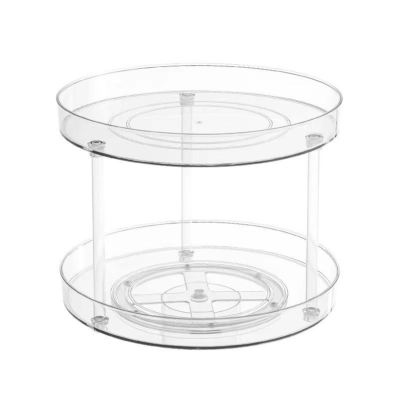 Rotating Kitchen Organizer: Spice & Makeup Storage Turntable