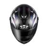 OGK KABUTO Casque de Moto Intégral AEROBLADE6 ELFI NOIR FONCÉ Blanc Violet (Taille M)