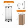 Stainless Steel Cylinder Barbecue Rolling Grilling Basket Rack Cooking Grill Grate Outdoor Round BBQ Grid Travel Camping Picnic